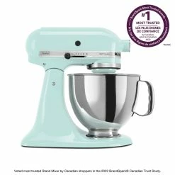 KitchenAid® Artisan® Series Tilt-Head Stand Mixer W/ 10 Speeds, Icy Blue, 5qt -Cheap Goodyear Store artisan stand mixer ice blue c4f511ff acde 4f26 aebc 23b501f105c7