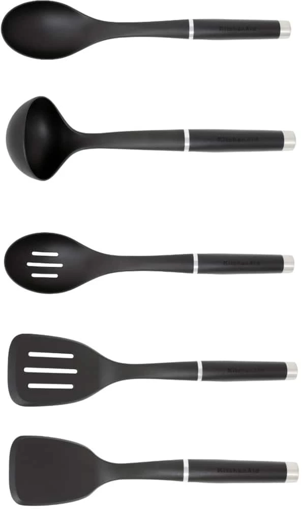 KitchenAid Gourmet Nylon Tool Set, Black, 5-pc 3 KitchenAid Gourmet Nylon Tool Set, Black, 5-pc