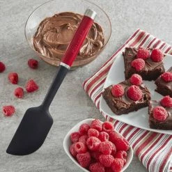 KitchenAid Gourmet Silicone Scraper Spatula, Red -Cheap Goodyear Store ka gourmet silicone scraper spatula red 70a123e8 90af 4378 bb1f 5828a0c90b2f
