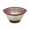 KitchenAid Stainless Steel Colander, Red, 1.94-L