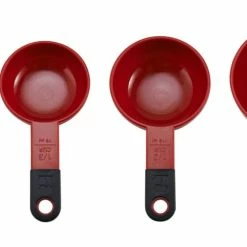 KitchenAid Plastic Measuring Cups, Red