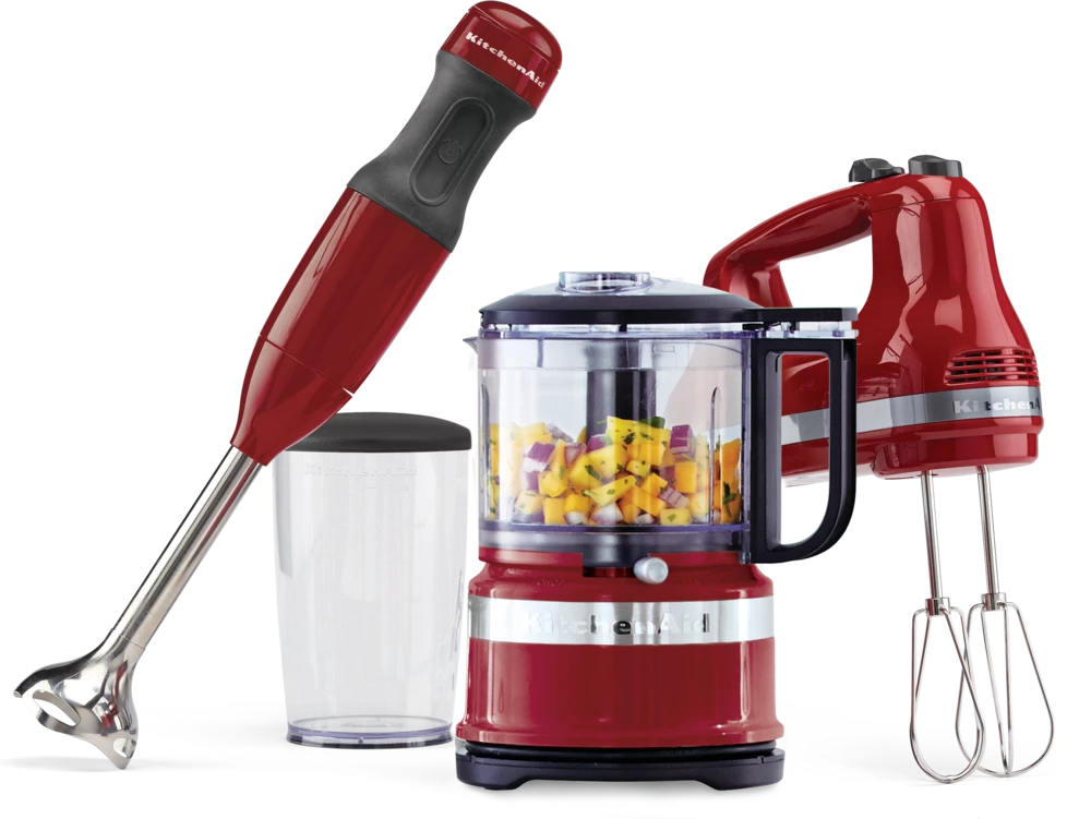 KitchenAid® Ultra Power™ 5-Speeds Hand Mixer W/ Turbo Beater Empire Red 4 KitchenAid® Ultra Power™ 5-Speeds Hand Mixer W/ Turbo Beater Empire Red - Image 2