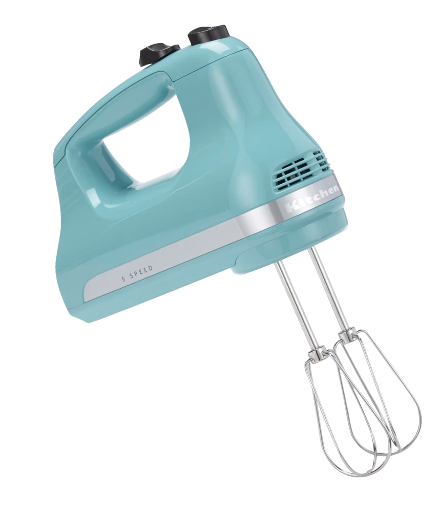 KitchenAid® Ultra Power™ 5-Speeds Hand Mixer W/ Turbo Beater Aqua Sky 6 KitchenAid® Ultra Power™ 5-Speeds Hand Mixer W/ Turbo Beater Aqua Sky - Image 4