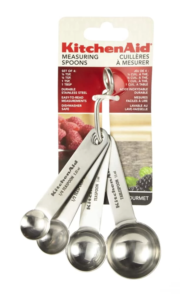 KitchenAid Stainless Steel Measuring Spoons, 4-pc 5 KitchenAid Stainless Steel Measuring Spoons, 4-pc - Image 3