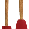 KitchenAid Wooden Spatulas With Red Silicone Head, 2-pc -Cheap Goodyear Store kitchenaid wood handle 2pk spatula c5a91bd6 a608 4bb5 99b1 24c128d8da6c